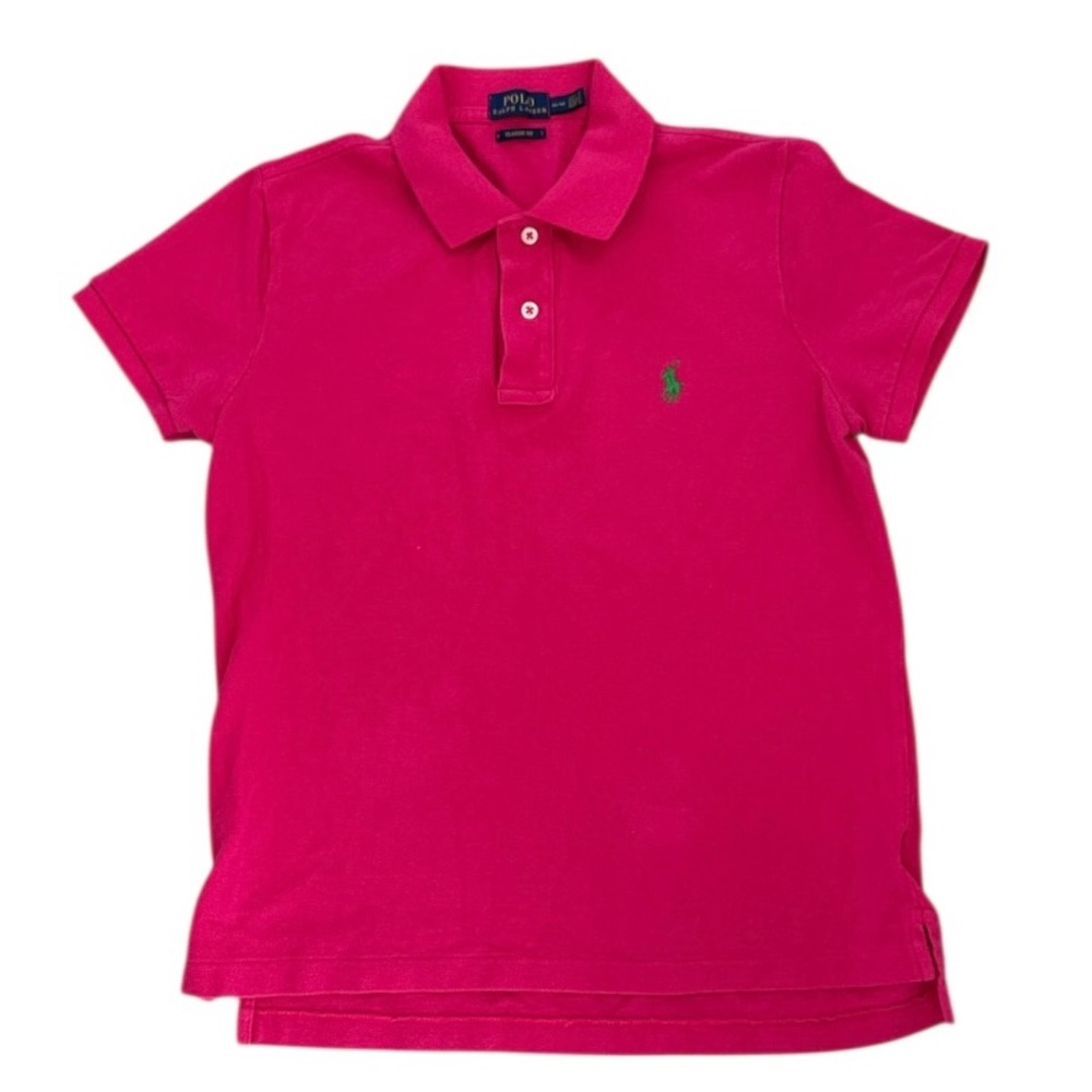RALPH LAUREN Hot Pink Polo Shirt Classic Fit Size M - Picture 4 of 7